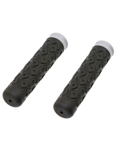 M.T.B Grips 7/8 long 130mm Diamond Grey/Black.